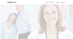 Desktop Screenshot of metrixcare.com