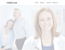 Tablet Screenshot of metrixcare.com